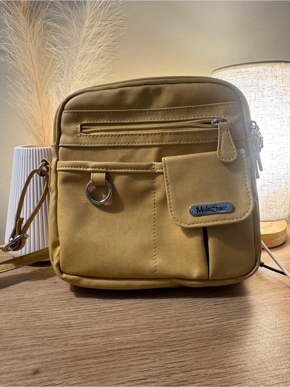MultiSac Mustard Yellow Messenger Bag for Men